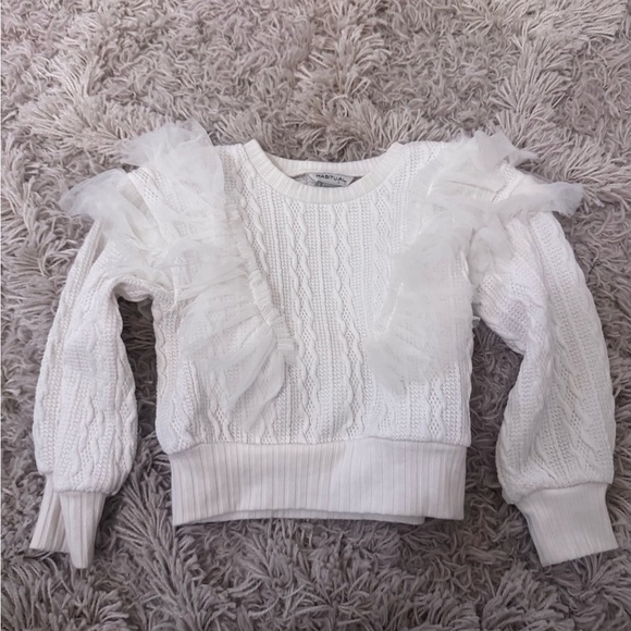 Habitual Cream Cable Knit Sweater - Picture 2 of 5